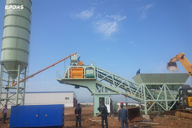 Mobile Concrete Batching Plant