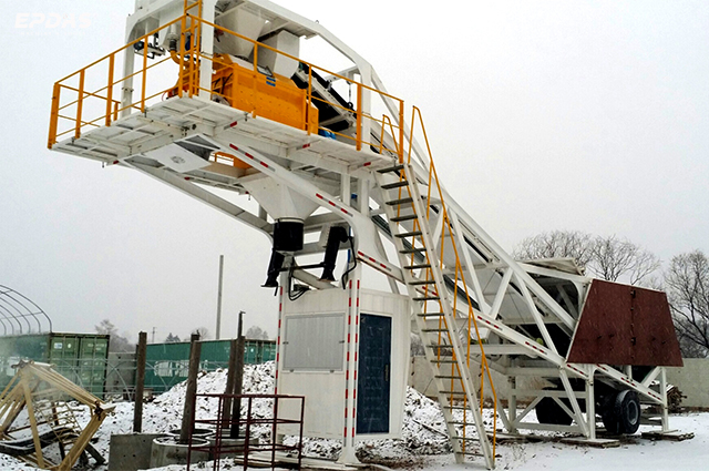 Mobile Concrete Batching Plant