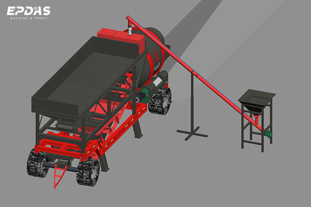 Portable Concrete Batching Plant