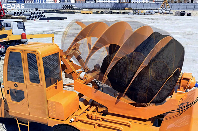 Self-loading Concrete Mixer