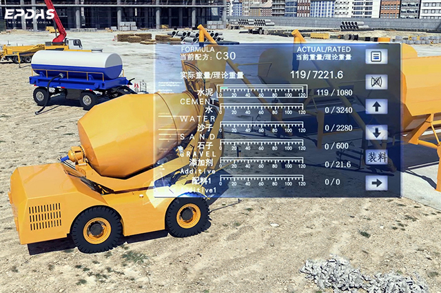 Self-loading Concrete Mixer