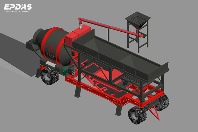 Portable Concrete Batching Plant