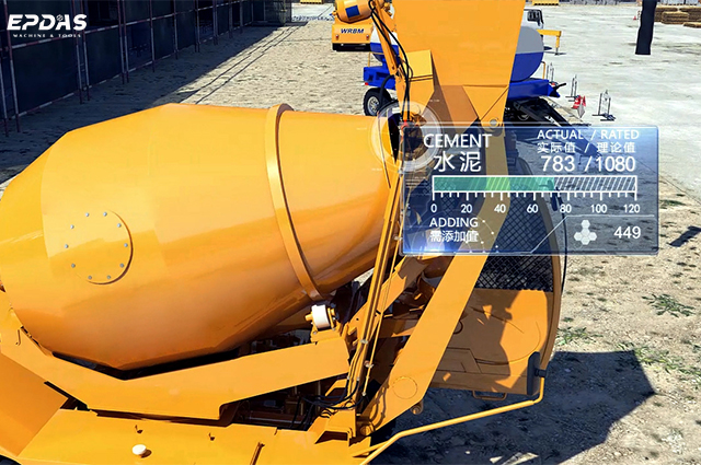 Self-loading Concrete Mixer