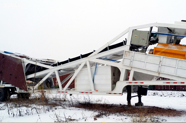 Mobile Concrete Batching Plant