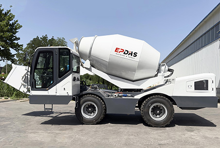 Self Loading Concrete Mixer Truck