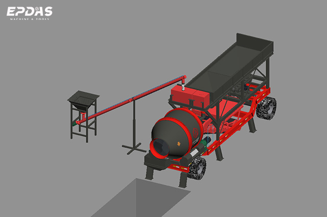 Portable Concrete Batching Plant