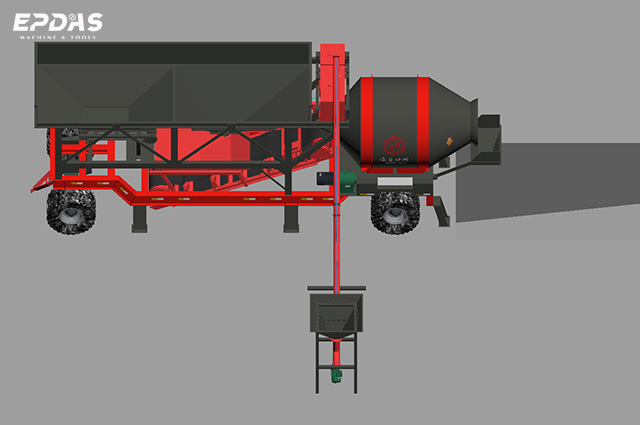 Portable Concrete Batching Plant