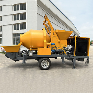 Diesel-engine Concrete Mixer with Pump