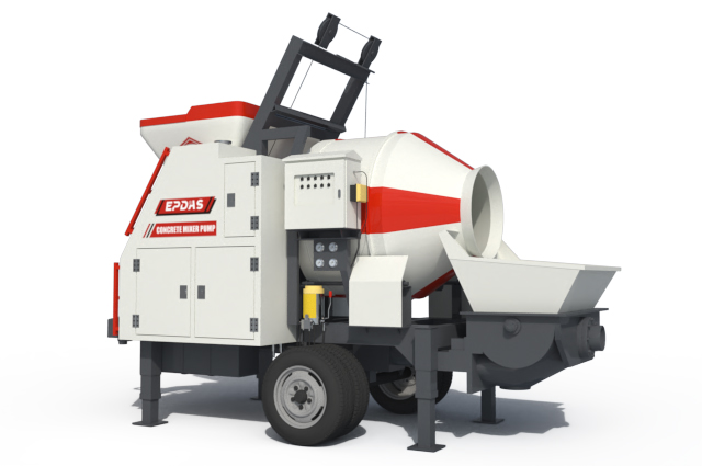 Concrete Mixer With Pump