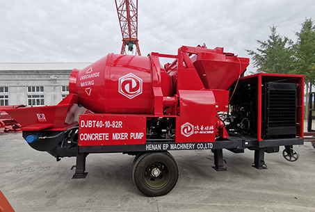 Concrete Mixer with Pump