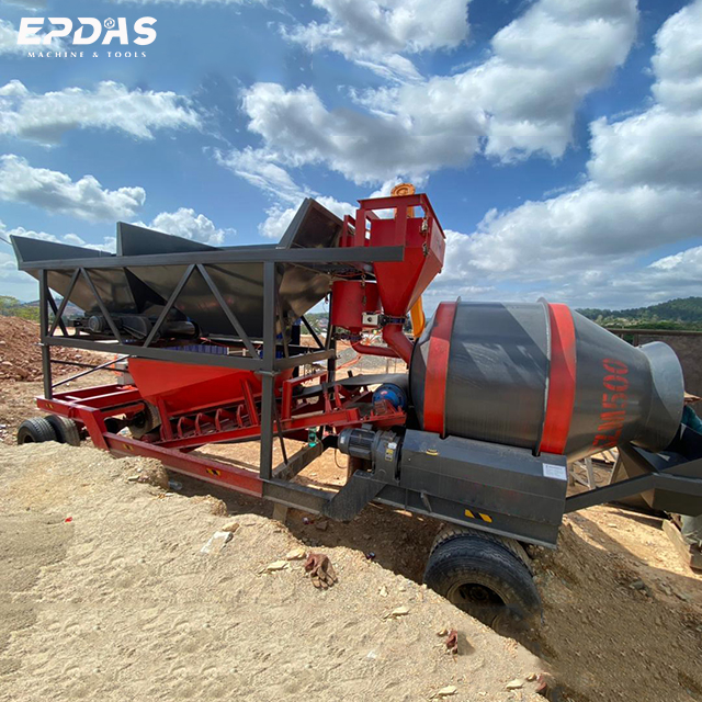 portable concrete batching plant