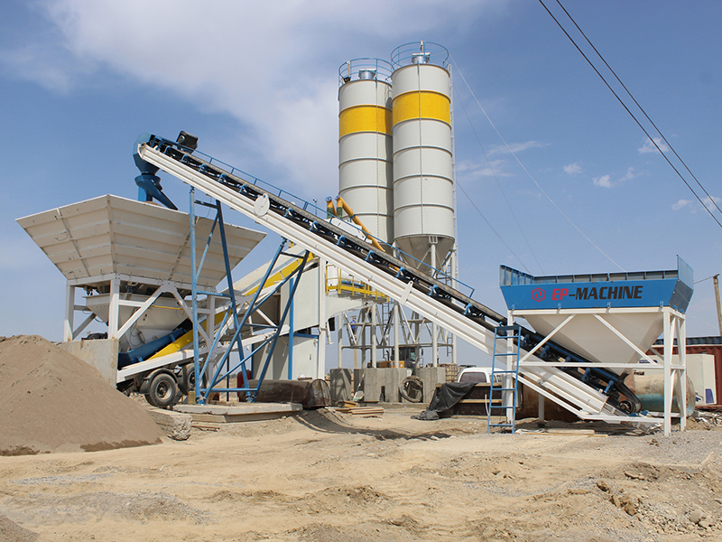 Mobile Concrete Batching Plant