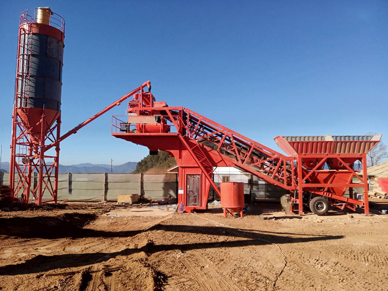 Mobile Concrete Batching Plant