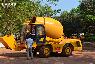 Self-loading Concrete Mixer