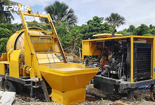 Concrete Mixer with Pump