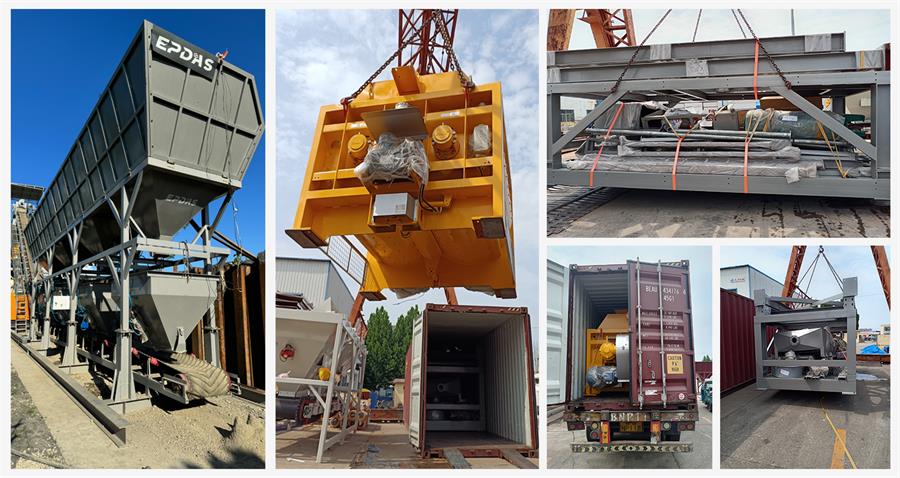 Foundation Free Concrete batch plant packing Foundation Free Concrete batch plant packing