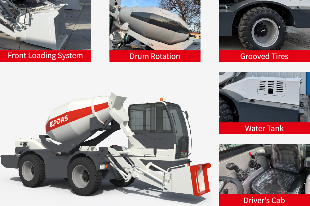 self loading concrete mixer components self loading concrete mixer components