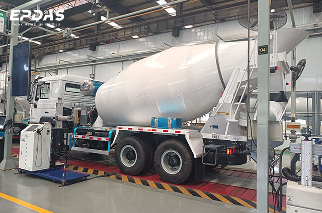 concrete mixer truck