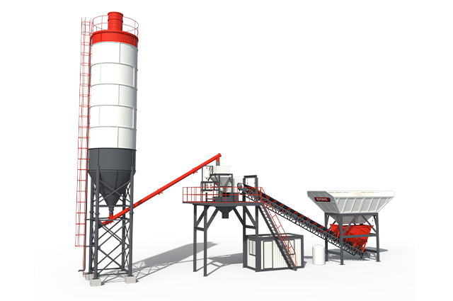 Dry Mix Concrete Batching Plant