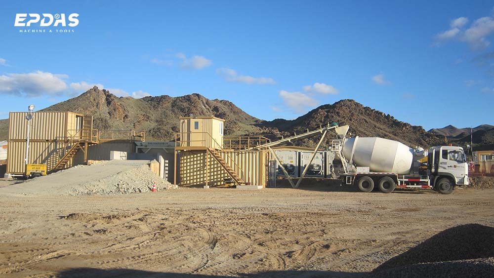 Dry Mix Concrete Batching Plant