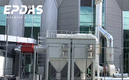 Negative pressure centralized collection dust removal