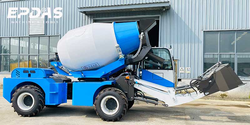 Self Loading Concrete Mixer
