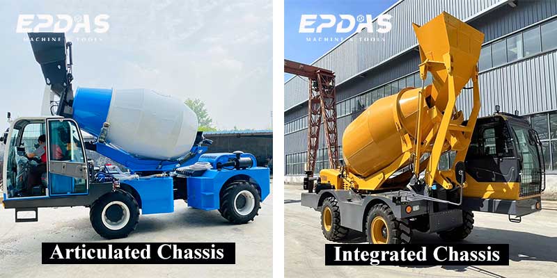 Self Loading Concrete Mixer