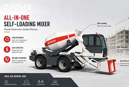 Integrated self-loading mixer