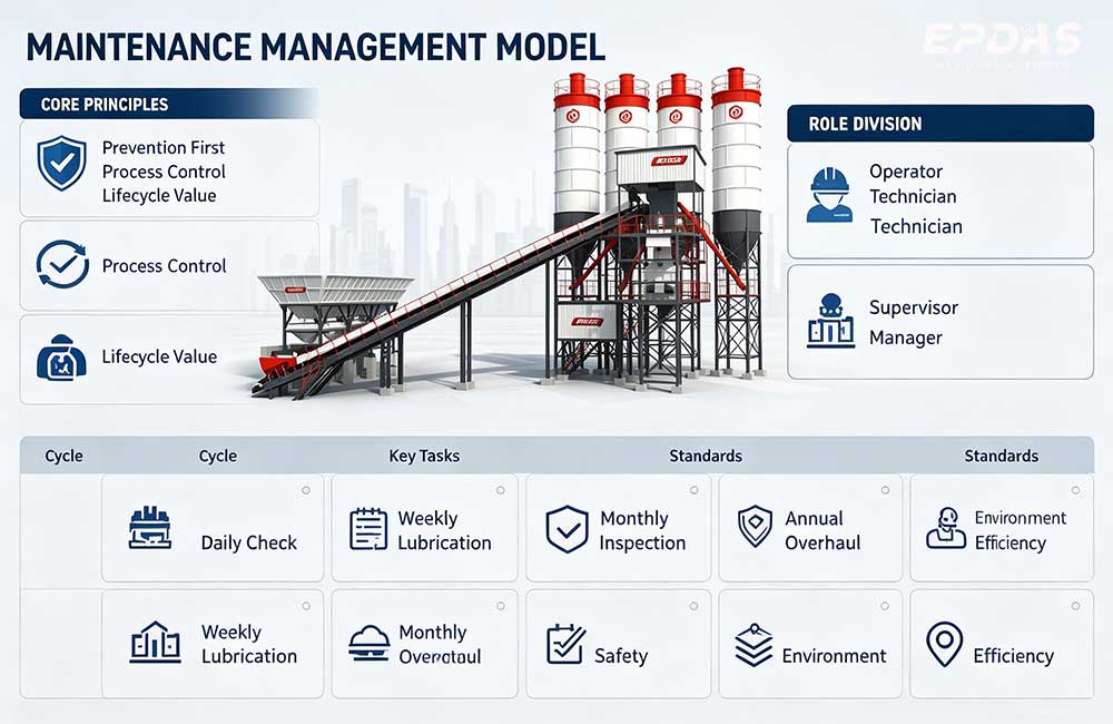 Concrete Batching Plant Maintenance Checklist