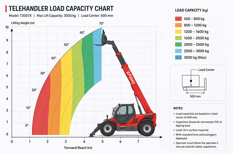telehandler load data