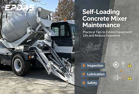 self‑loading concrete mixer maintenance