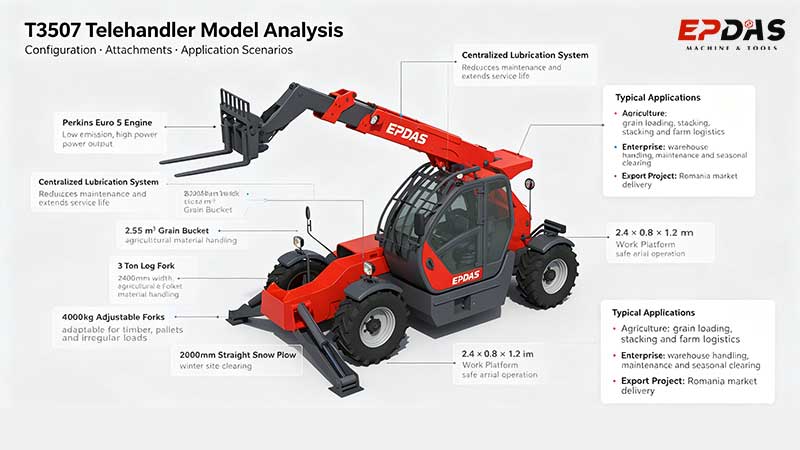 T3507 Telehandler