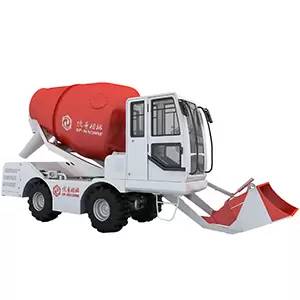 Integrated Self-loading Concrete Mixer